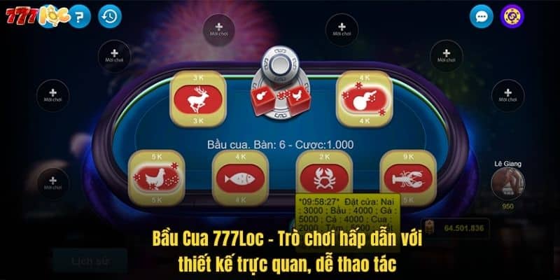 Bầu Cua 777Loc - Hướng Dẫn Chơi, Mẹo Hay Dễ Thắng Lớn 2 bau-cua-777loc-–-tro-choi-hap-dan-voi-thiet-ke-truc-quan-de-thao-tac-