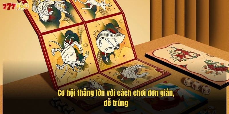 Bầu Cua Tôm Cá Online – Trò Chơi Giải Trí Cực Hot Tại 777Loc 4 co-hoi-thang-lon-voi-cach-choi-don-gian-de-trung (1)